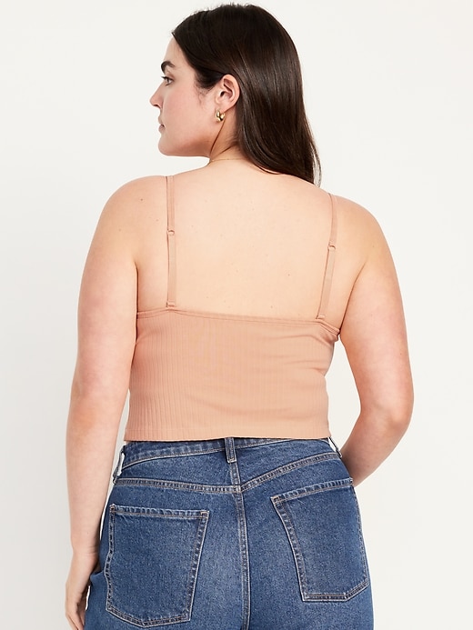 Image number 6 showing, Fitted Ribbed Cami