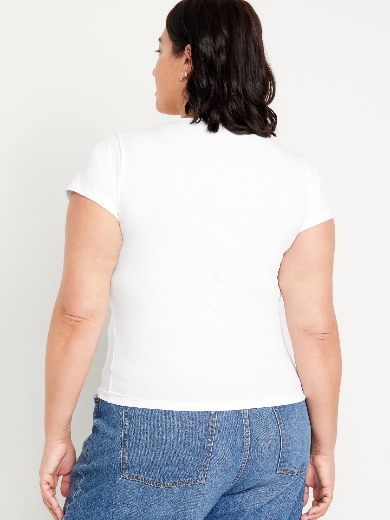 Fitted Twist-Front Top | Old Navy