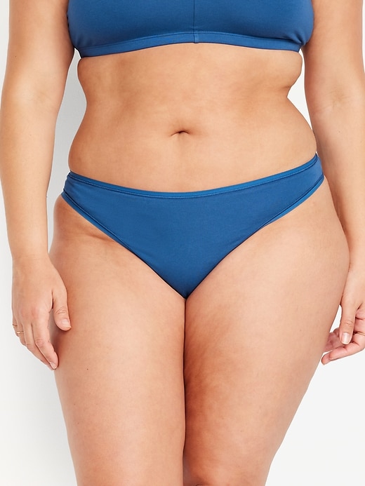Image number 7 showing, Low-Rise Everyday Cotton Thong