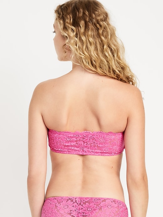 View large product image 2 of 8. Lace Bandeau Bralette