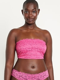 View large product image 5 of 8. Lace Bandeau Bralette