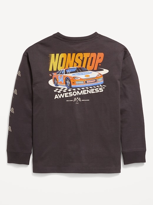Oversized Graphic Long-Sleeve T-Shirt for Boys | Old Navy