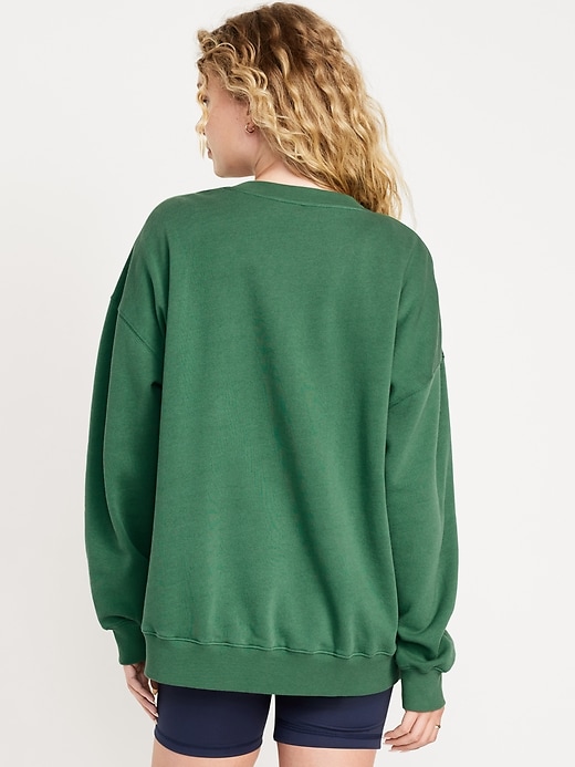 Image number 2 showing, Oversized Graphic Tunic Sweatshirt