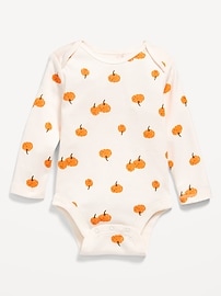 View large product image 3 of 3. Printed Long-Sleeve Bodysuit for Baby