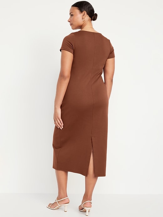 Image number 5 showing, Square-Neck Midi Dress