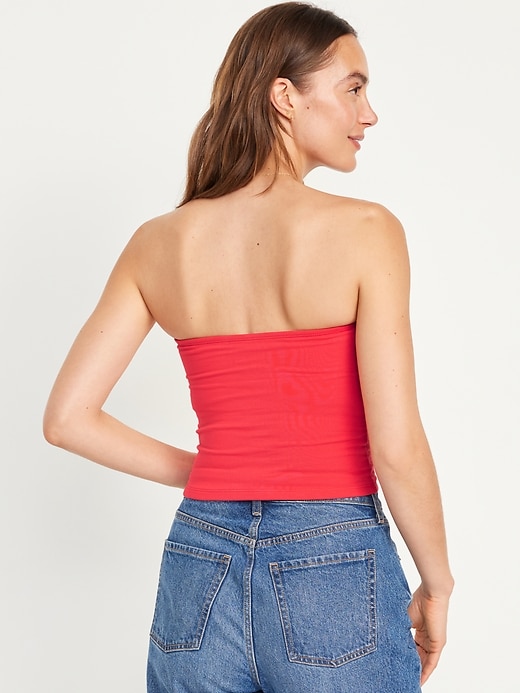 Image number 2 showing, Double-Layer Tube Top