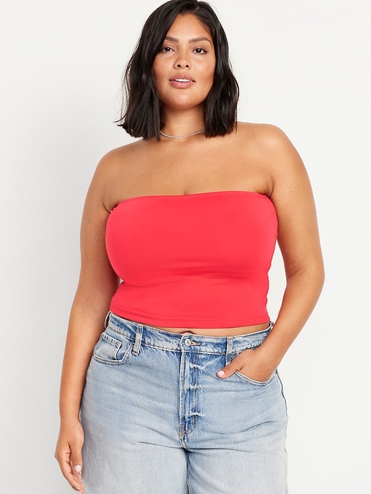 Image number 7 showing, Double-Layer Tube Top