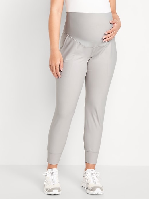 Image number 1 showing, Maternity Full-Panel PowerSoft Jogger