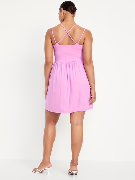 Image number 5 showing, Fit & Flare Strappy Mini Dress