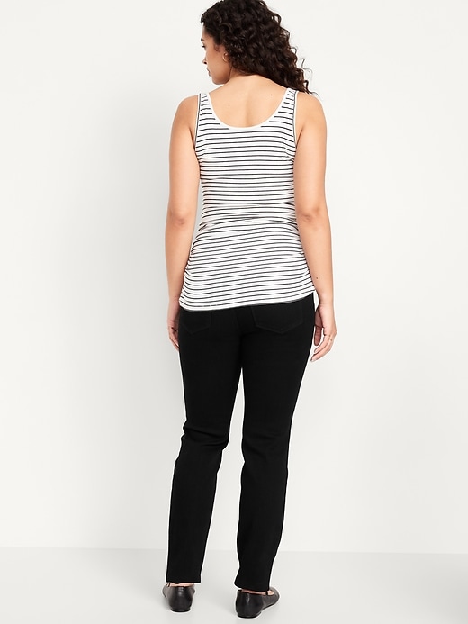 Image number 7 showing, Maternity Full-Panel Wow Straight Jeans
