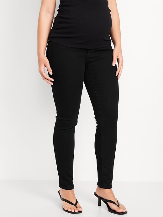 Image number 2 showing, Maternity Full-Panel Wow Skinny Jeans