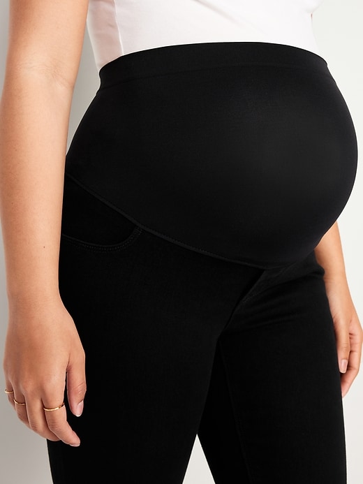 Image number 5 showing, Maternity Full-Panel Wow Skinny Jeans