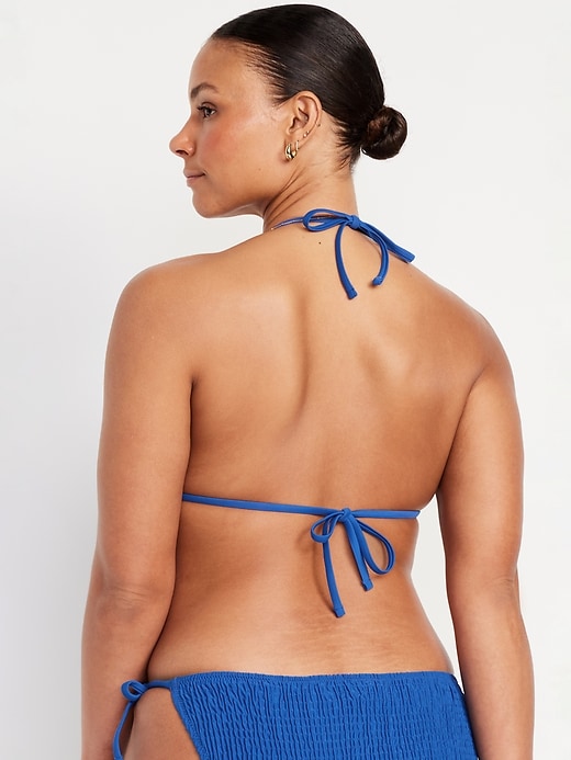 Image number 6 showing, Triangle String Bikini Swim Top
