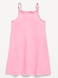 View large product image 4 of 4. Sleeveless Beaded Charm Cami Dress for Girls