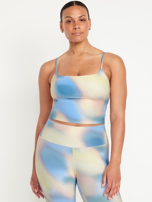 Image number 5 showing, Light Support Strappy PowerSoft Longline Sports Bra