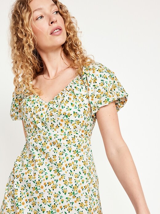 next green lace dress Jean Mini Swing Dress main image 1