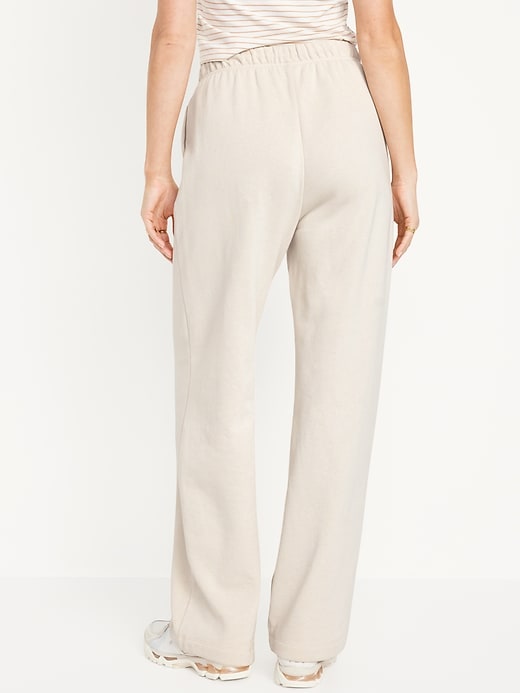 Image number 2 showing, Extra High-Waisted Fleece Pants