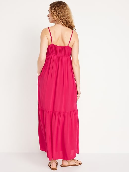Image number 2 showing, Tiered Maxi Swing Dress
