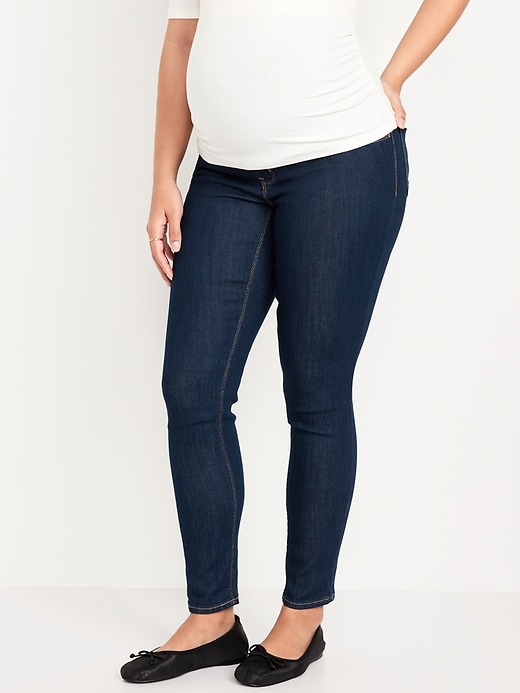 Image number 6 showing, Maternity Full-Panel Skinny Jeans