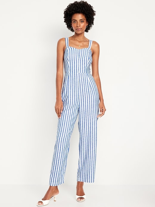 Image number 1 showing, Fit & Flare Cami Jumpsuit