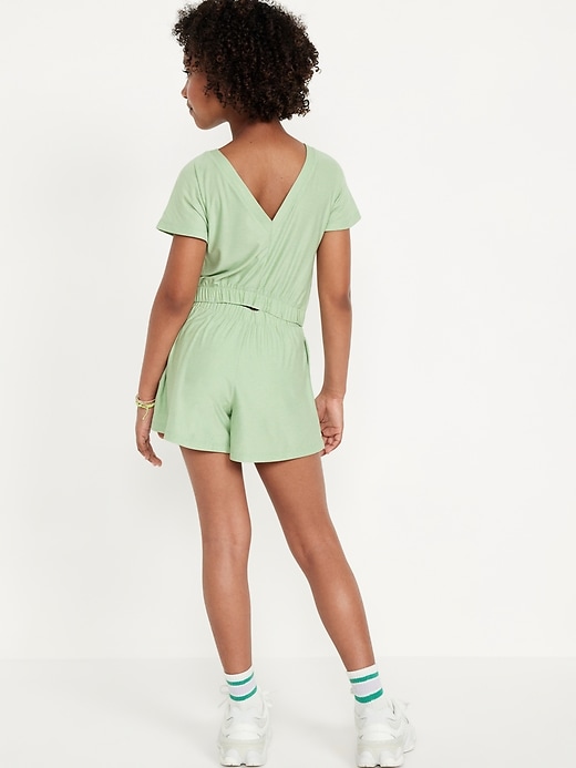 View large product image 2 of 3. Cloud 94 Soft Back-Cutout Romper for Girls