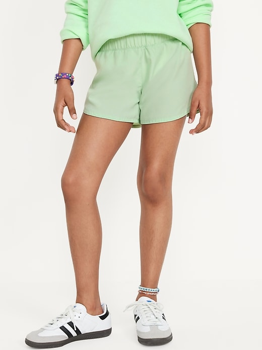 View large product image 1 of 4. Dolphin-Hem Run Shorts for Girls