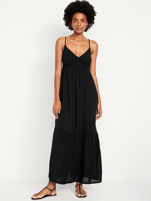 Image number 1 showing, Tiered Maxi Swing Dress