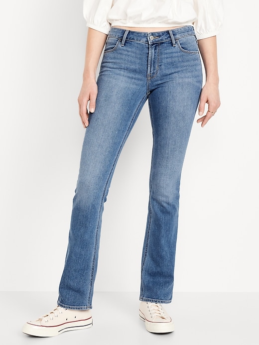 Image number 8 showing, Mid-Rise Wow Boot-Cut Jeans