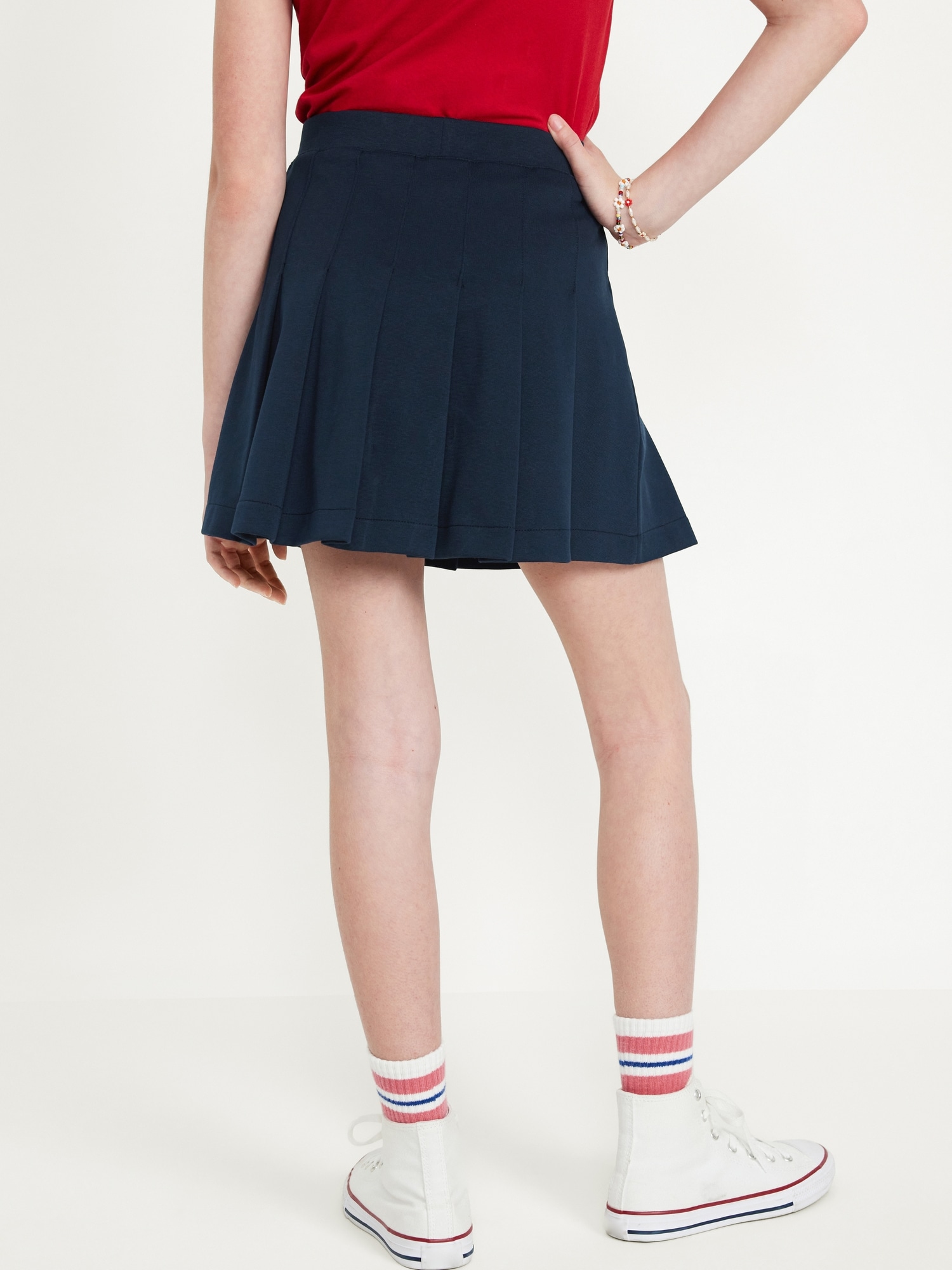 School Uniform Pleated Knit Skort for Girls | Old Navy