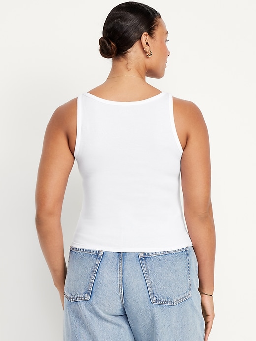 Image number 6 showing, Ribbed Crop Tank Top