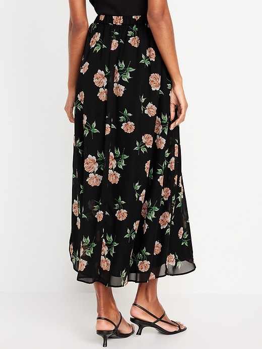 Image number 2 showing, Chiffon Maxi Skirt