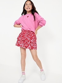 View large product image 3 of 4. Printed Crinkled Tiered Skort for Girls