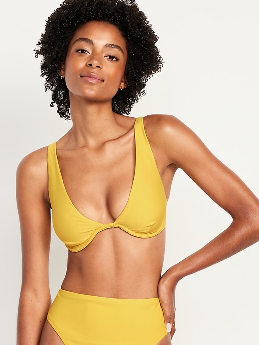yellow swim top