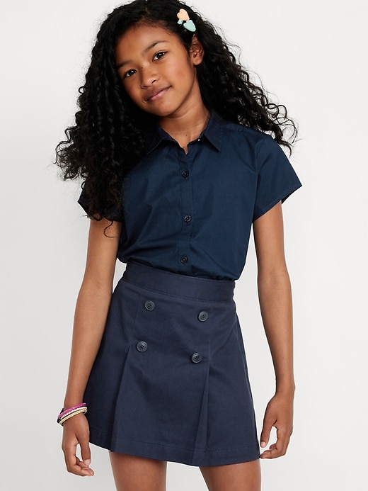 View large product image 1 of 4. School Uniform Short-Sleeve Shirt for Girls