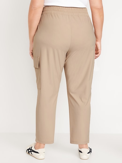 Image number 8 showing, High-Waisted SleekTech Cargo Ankle Pants