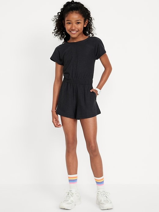 View large product image 1 of 3. Cloud 94 Soft Back-Cutout Romper for Girls