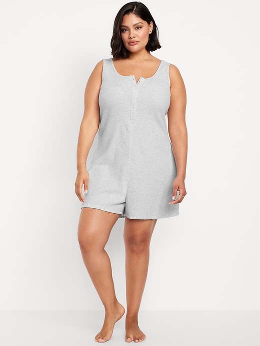 Image number 7 showing, Waffle Lounge Romper
