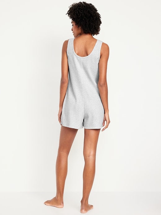 Image number 2 showing, Waffle Lounge Romper