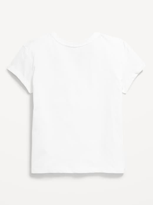 View large product image 2 of 2. Softest Heart-Pocket T-Shirt for Girls