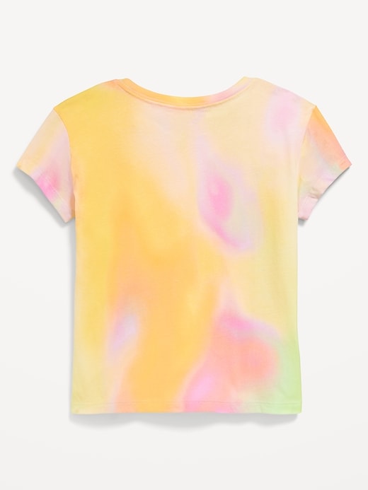 View large product image 2 of 2. Softest Printed Short-Sleeve T-Shirt for Girls
