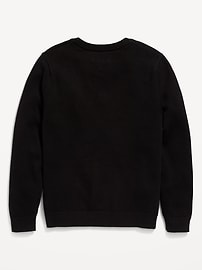 View large product image 3 of 3. School Uniform Solid V-Neck Sweater for Boys