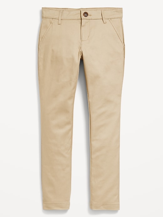 Image number 4 showing, Skinny School Uniform Pants for Girls