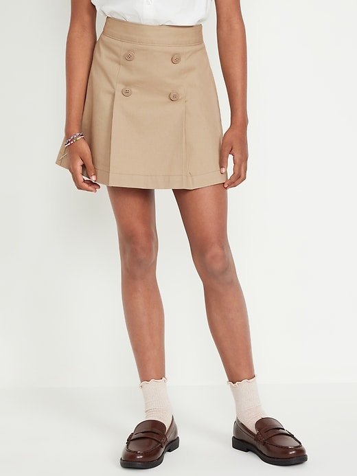 View large product image 1 of 5. School Uniform Pleated Skort for Girls