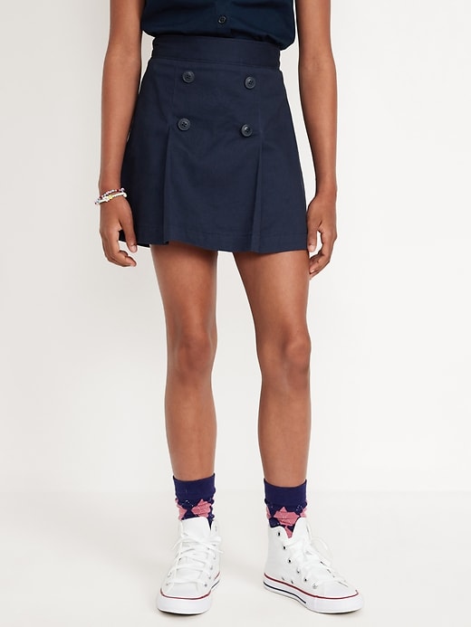 View large product image 1 of 5. School Uniform Pleated Skort for Girls
