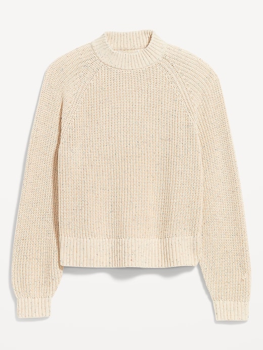 Image number 7 showing, Shaker Stitch Crop Sweater