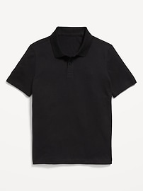Image number 2 showing, School Uniform Jersey Polo Shirt for Boys