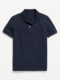 Image number 2 showing, School Uniform Pique Polo Shirt for Boys