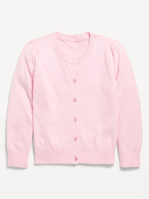 View large product image 2 of 4. School Uniform Button-Up Cardigan for Girls