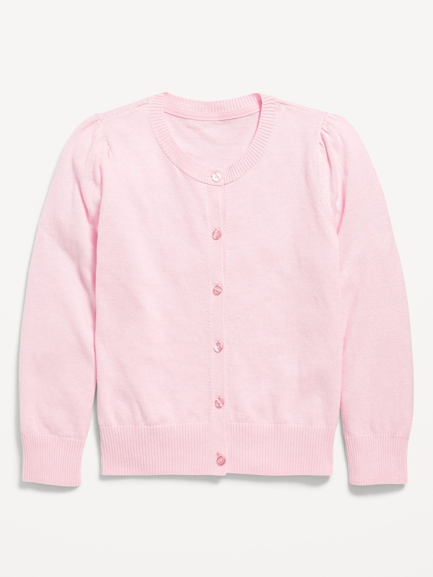 Кардиган Old Navy School Uniform Button-Up Cardigan для девочек, цвет: Розовый — фото 2