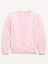 Image number 2 showing, School Uniform Button-Up Cardigan for Girls